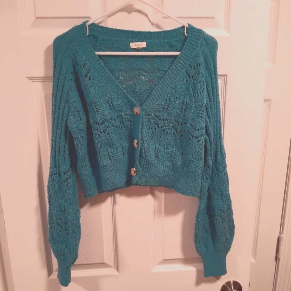 Debut Short Knit Cardigan